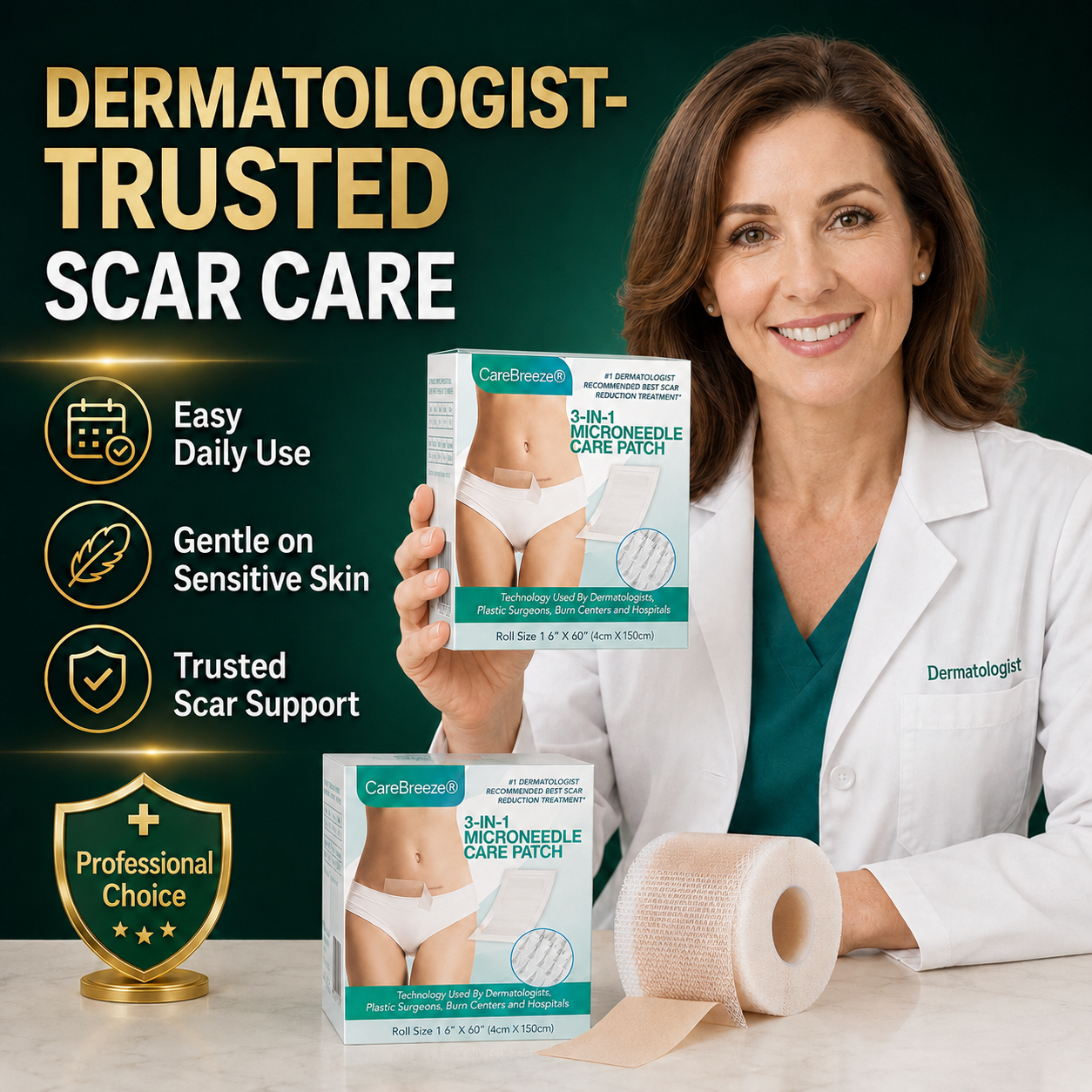 Dermatologist trusted scar care visual thumbnail