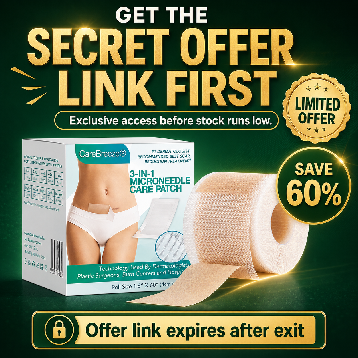 CareBreeze secret offer link first limited offer visual