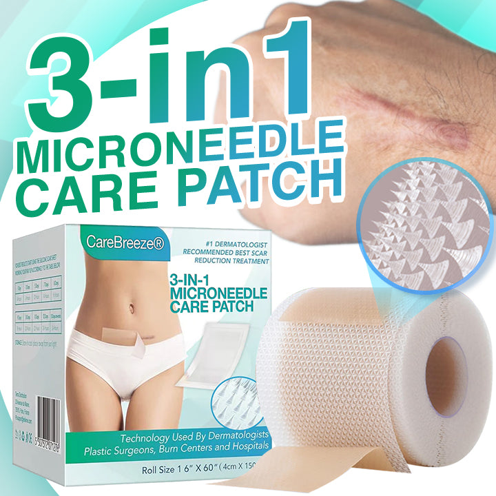 2pcs x 𝗖𝗮𝗿𝗲𝗕𝗿𝗲𝗲𝘇𝗲® Microneedle Scar Care Patch