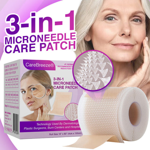 ✨ CareBreeze® 3-in-1 Microneedle Anti-Aging Patch ✨