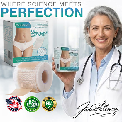 𝘾𝙖𝙧𝙚𝘽𝙧𝙚𝙚𝙯𝙚® Microneedle Scar Care Patch