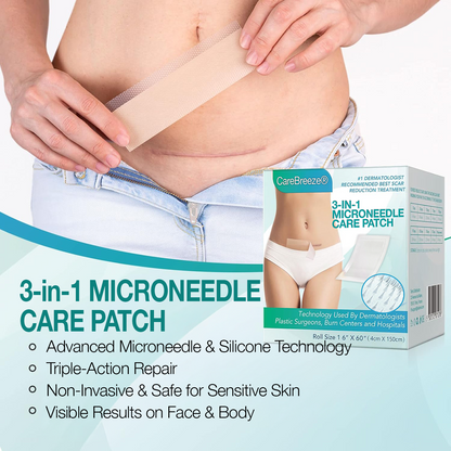 ✅ 𝗖𝗮𝗿𝗲𝗕𝗿𝗲𝗲𝘇𝗲® 3-in-1 Microneedle Care Patch