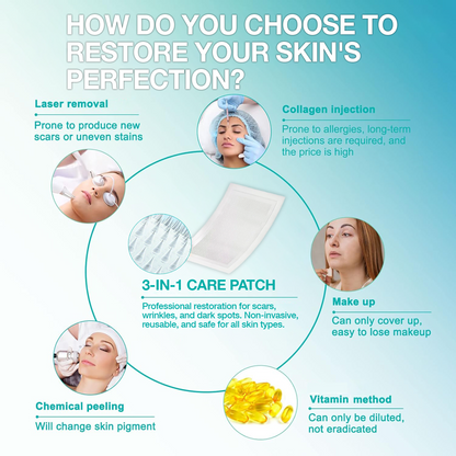 ✅ 𝗖𝗮𝗿𝗲𝗕𝗿𝗲𝗲𝘇𝗲® 3-in-1 Microneedle Care Patch