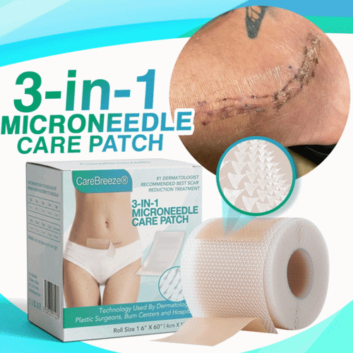 ✅ 𝗖𝗮𝗿𝗲𝗕𝗿𝗲𝗲𝘇𝗲® 3-in-1 Microneedle Care Patch