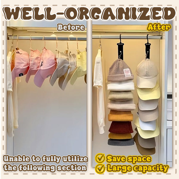 Lonqi® Vertical Hanging Multi-Cap Holder
